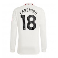 Muški Nogometni Dres Manchester United Casemiro #18 Rezervni 2023-24 Dugi Rukav